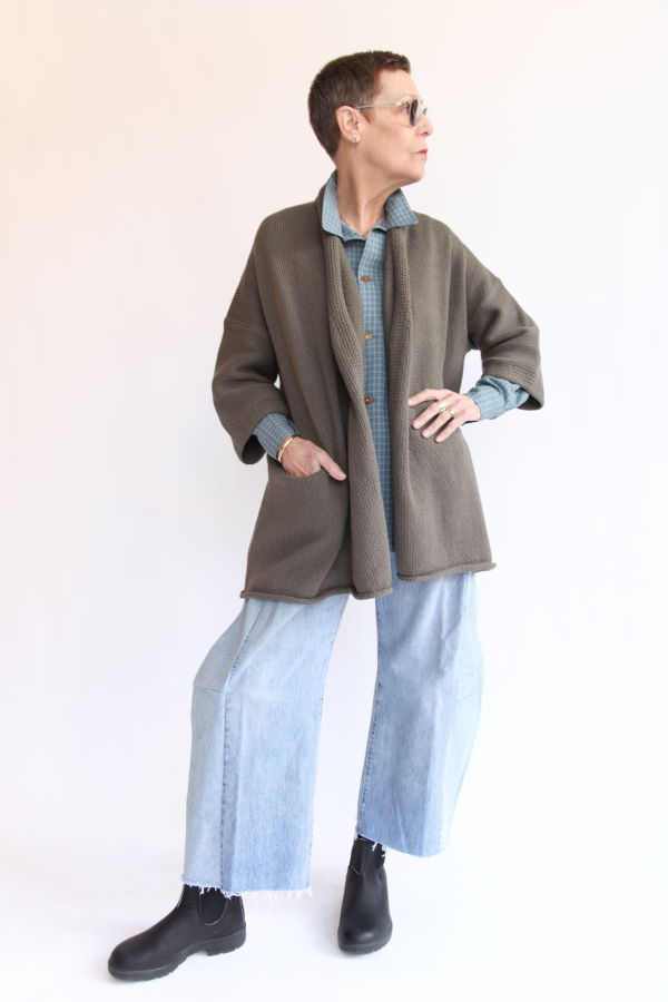 Lauren Manoogian Shawl Cardigan Sweater