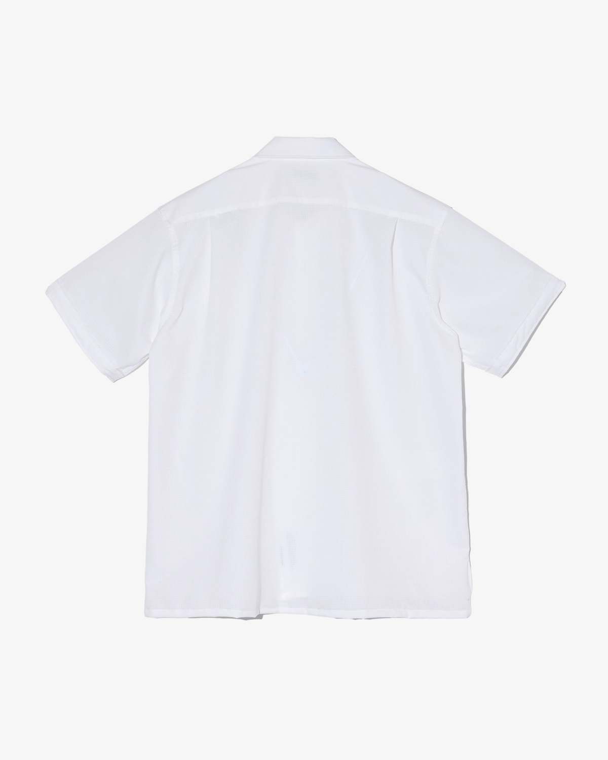 Engineered Garments Camp Shirt White Polyester Mesh Shirt - Image 2 of 4