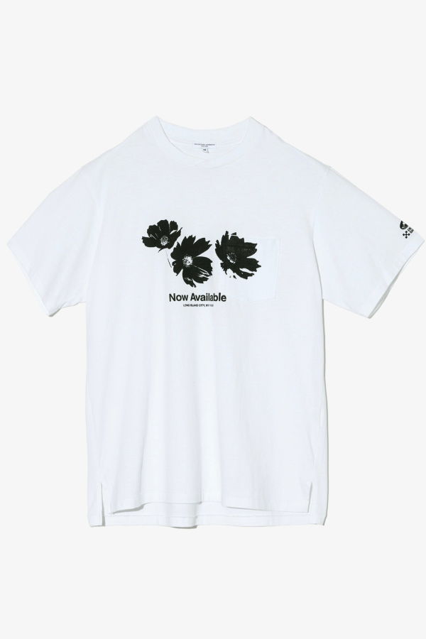 Engineered Garments Printed Cross Crew Neck T-Shirt