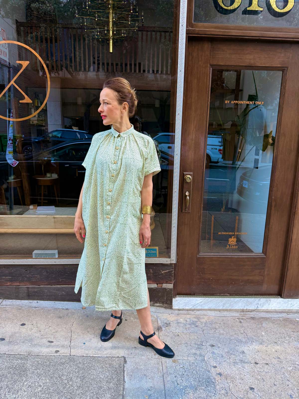 Happy French Gang Elise Green Vibe Dress - Image 4 of 10