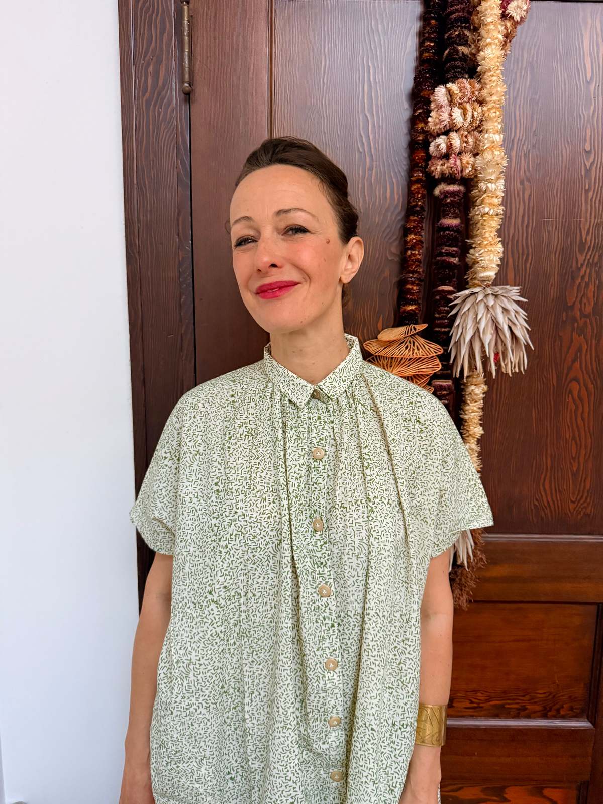 Happy French Gang Elise Green Vibe Dress - Image 8 of 10