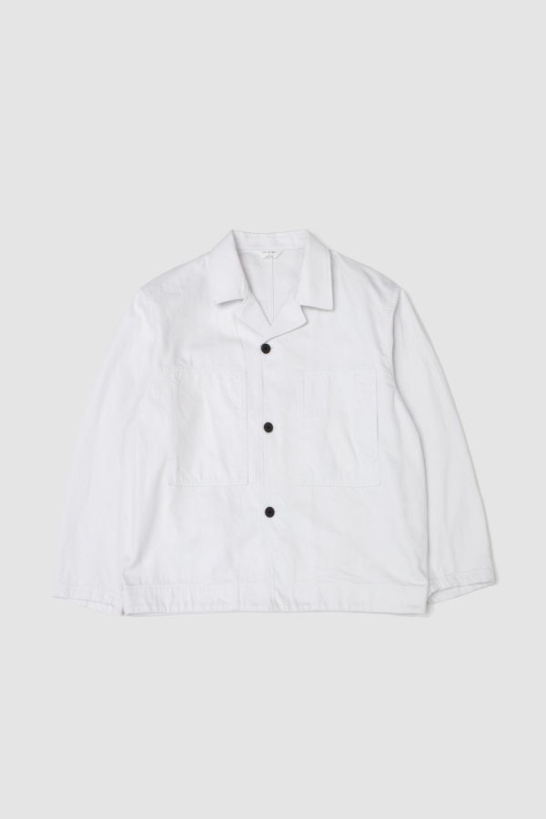 Still By Hand 11.5oz Denim Jacket - Ash White