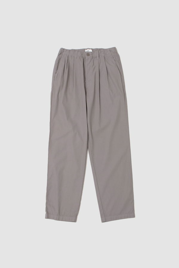 Still By Hand Garment-Dye 2 Pleat Pants - Grey