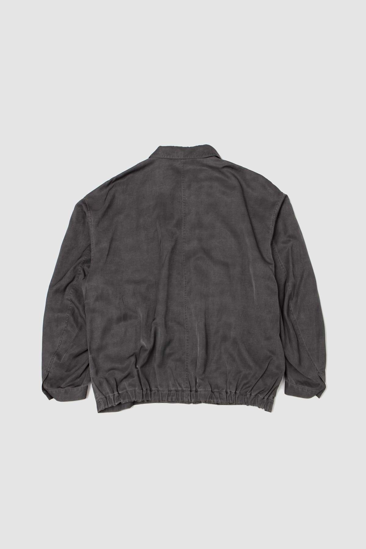 Still By Hand Pigment Print Zip Up Blouson - Dusty Grey - Image 5 of 5