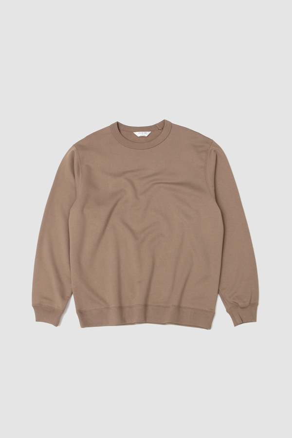 Still By Hand Pima Cotton Sweatshirt - Khaki Beige