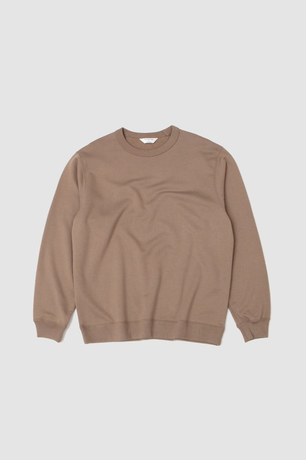 Still By Hand Pima Cotton Sweatshirt - Khaki Beige