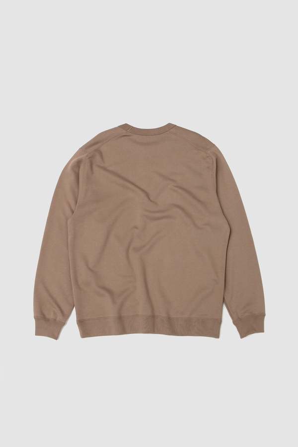 Still By Hand Pima Cotton Sweatshirt - Khaki Beige