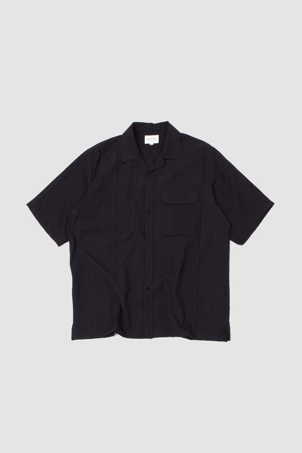 Still By Hand Pin Tuck Half Sleeve Shirt Still By Hand Pin Tuck Half Sleeve Shirt
