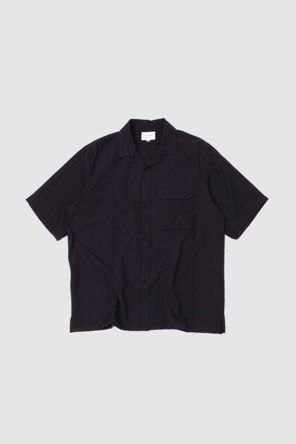 Still By Hand Pin Tuck Half Sleeve Shirt