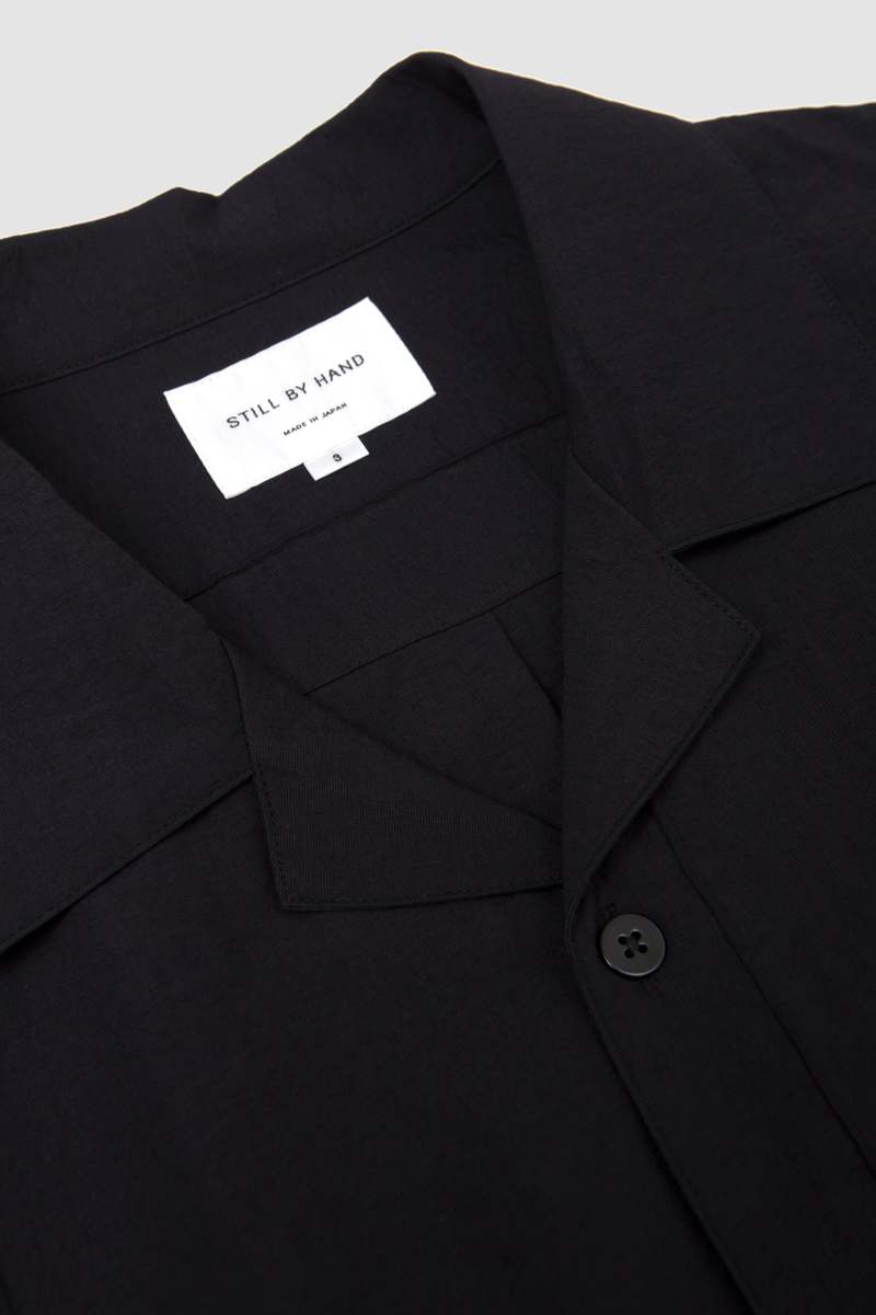 Still By Hand Pin Tuck Half Sleeve Shirt