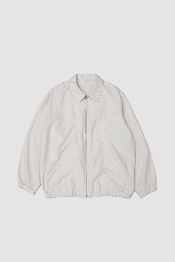 Still By Hand Zip Up Moleskin Blouson Jacket