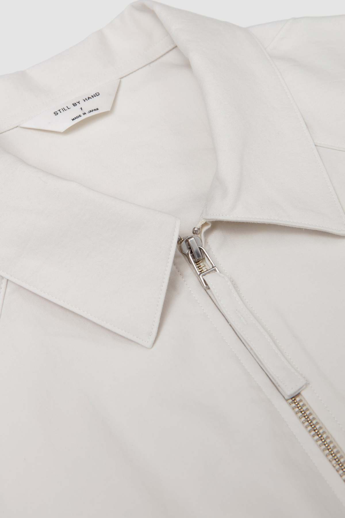 Still By Hand Zip Up Moleskin Blouson Jacket - Image 3 of 5