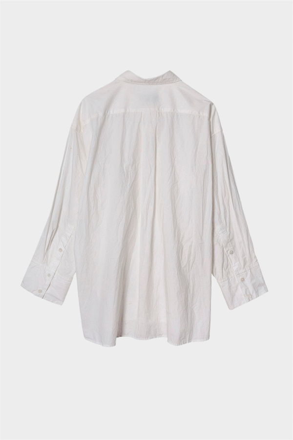 SAYAKA DAVIS NEW YORK Crinkled Oversized Shirt