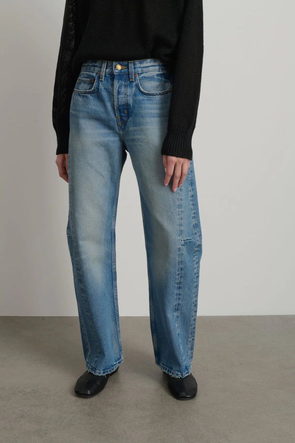 B Sides Slim Lasso Jean in Shell Vintage Wash
