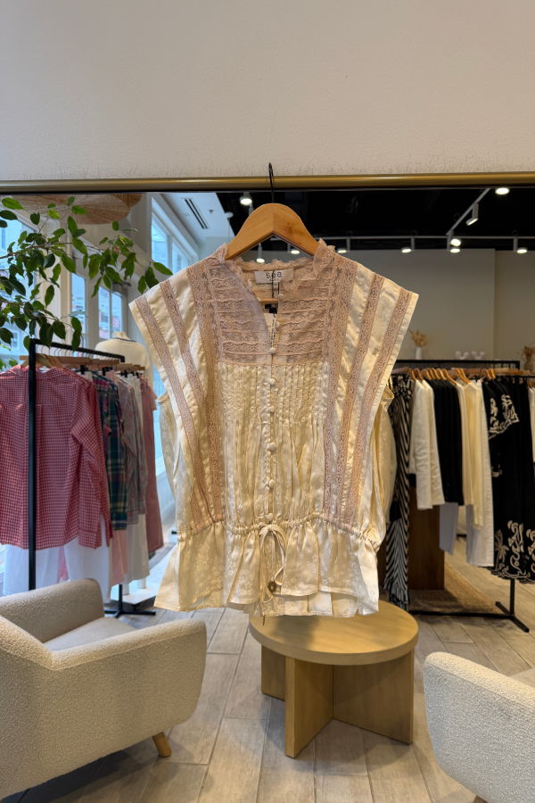 Sea NY Ethel Solid Tank Top - Butter Butter