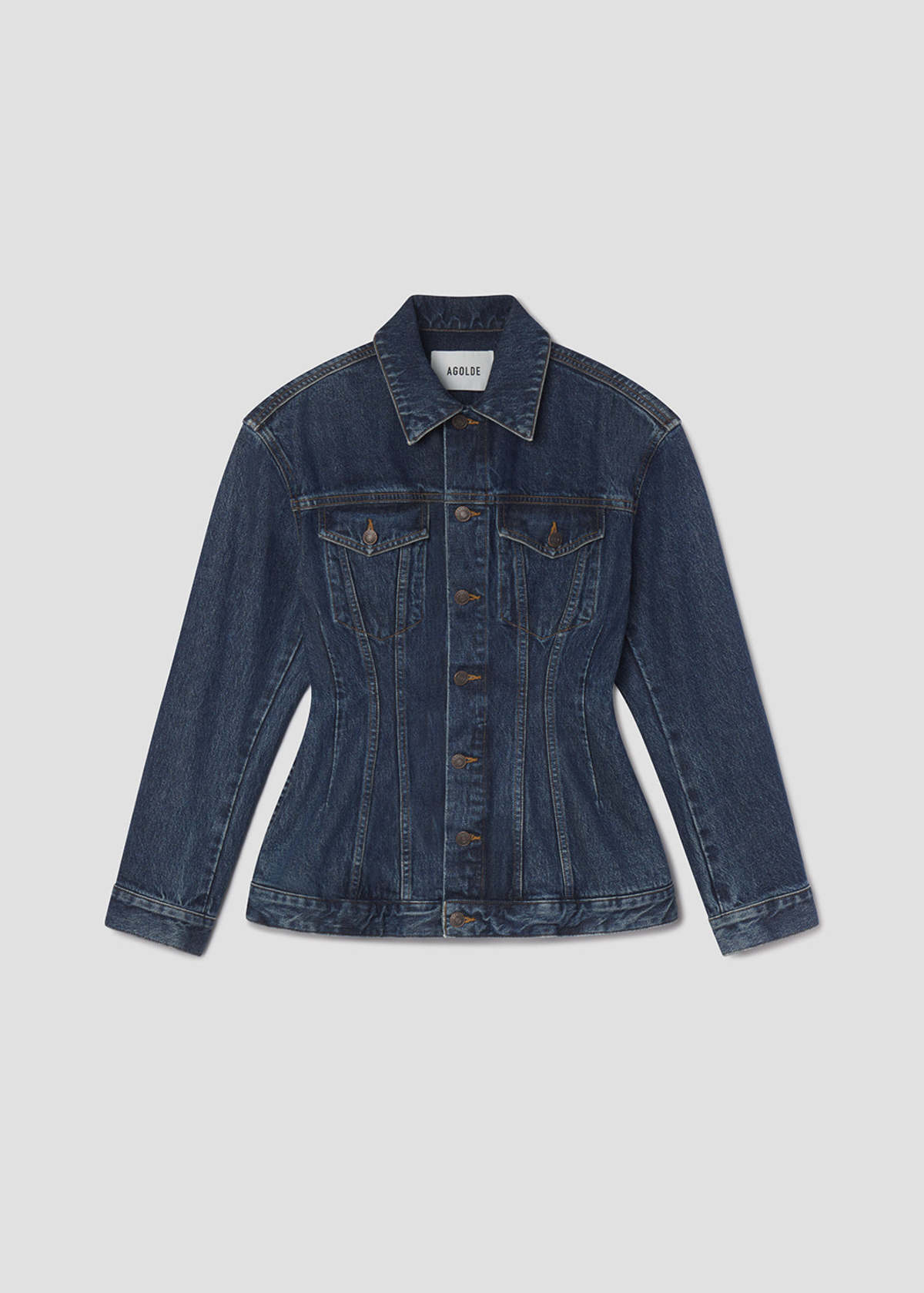 AGOLDE Myra Jacket - Dark Indigo - Image 1 of 5