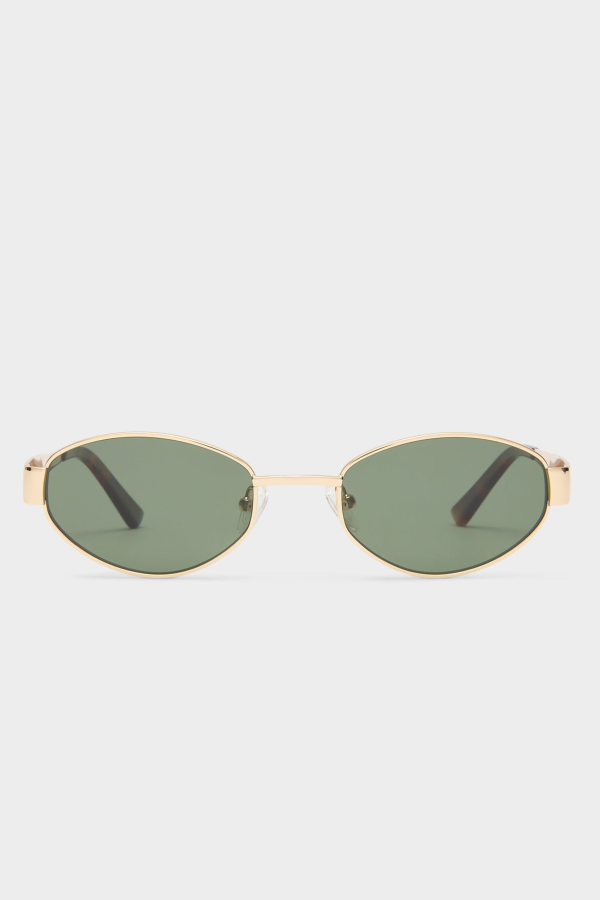 Luv Lou The Boston Sunglasses - Shiny Gold