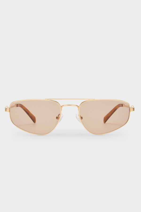 Luv Lou The Harvey Sunglasses - Gold