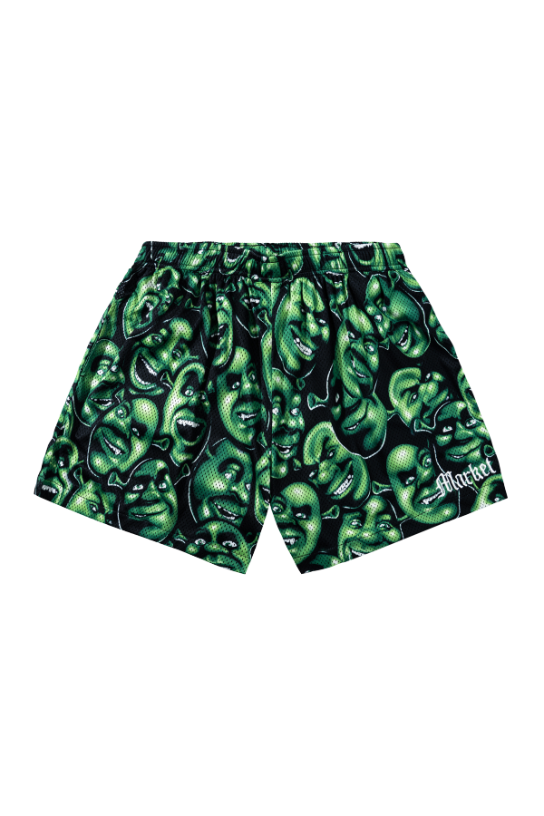 MARKET X Shrek Aop Mesh Shorts