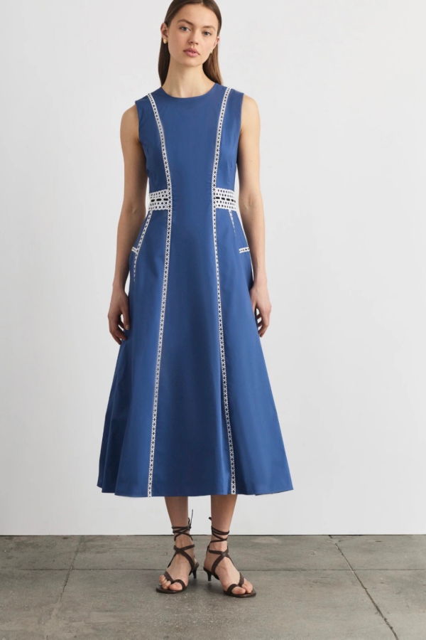 Tanya Taylor Sloane Dress - French Blue