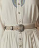 The Great. Western Narrow Belt - Cream/Silver - Thumbnail 2