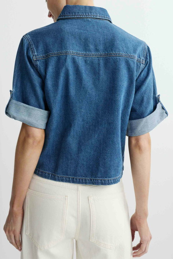 DL 1961 Montauk Shirt With Cuffed Sleeve - North Beach