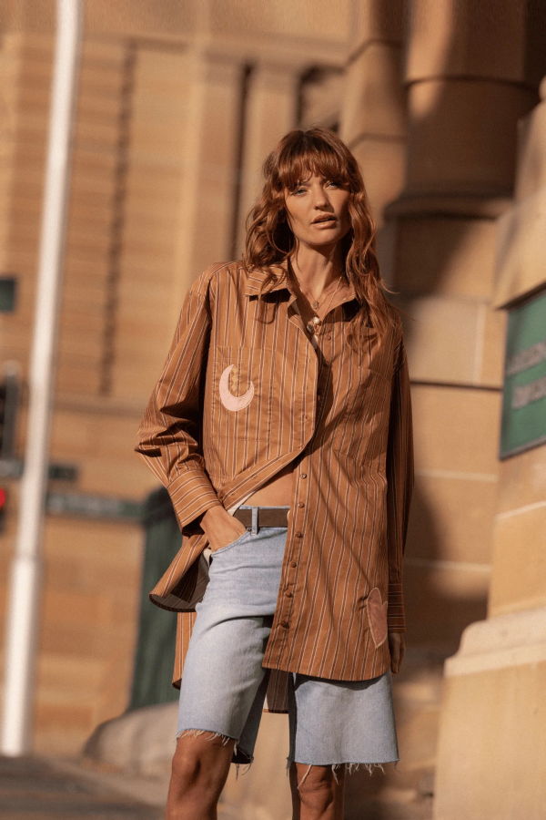 SPELL & THE GYPSY COLLECTIVE Off Duty Shirt - Caramel Café