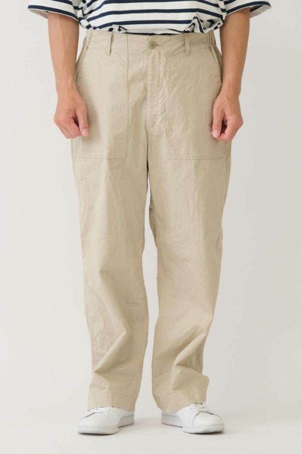 Sage de Cret Co Chino Cloth Crinkle Baggy Baker Pants
