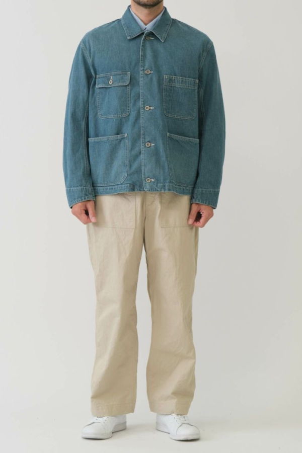 Sage de Cret Co Chino Cloth Crinkle Baggy Baker Pants