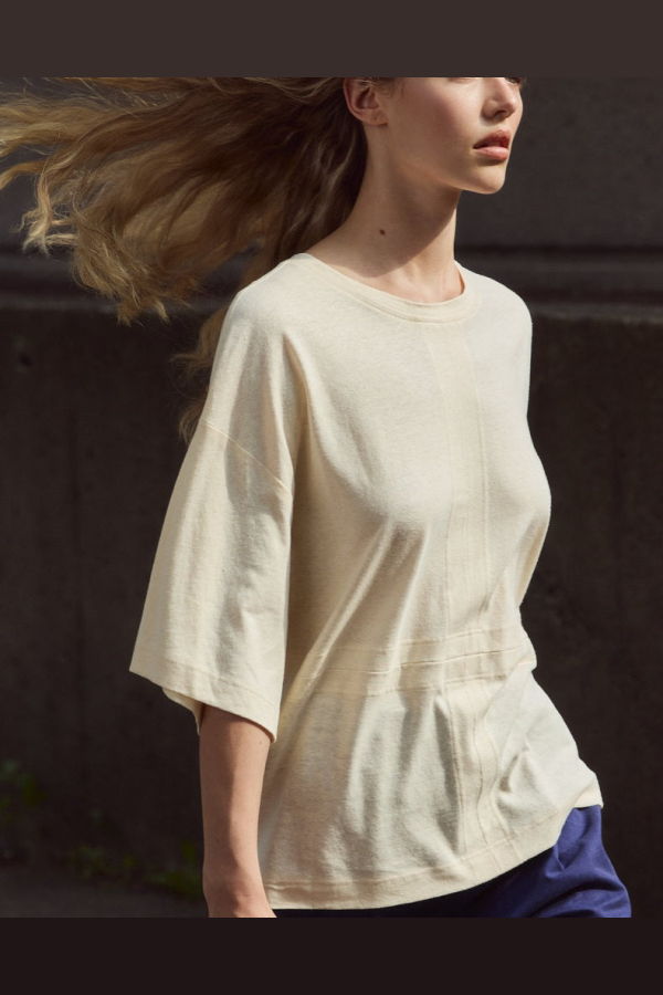 Eve Gravel Marissa Top in Pistachio or Natural or Emerald