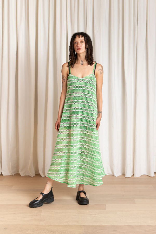 Ali Golden Full Hem Dress