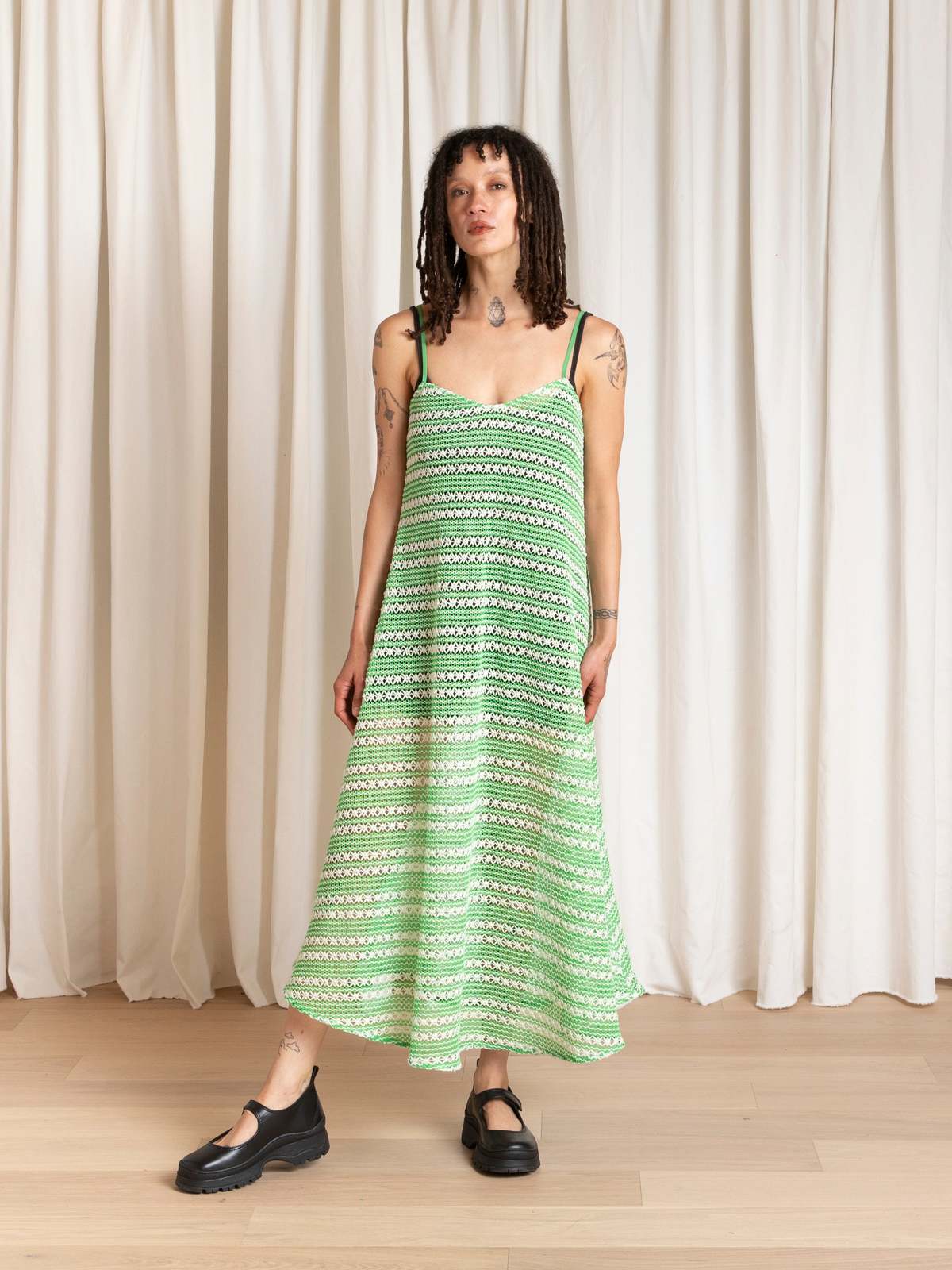 Ali Golden Full Hem Dress - Image 2 of 8