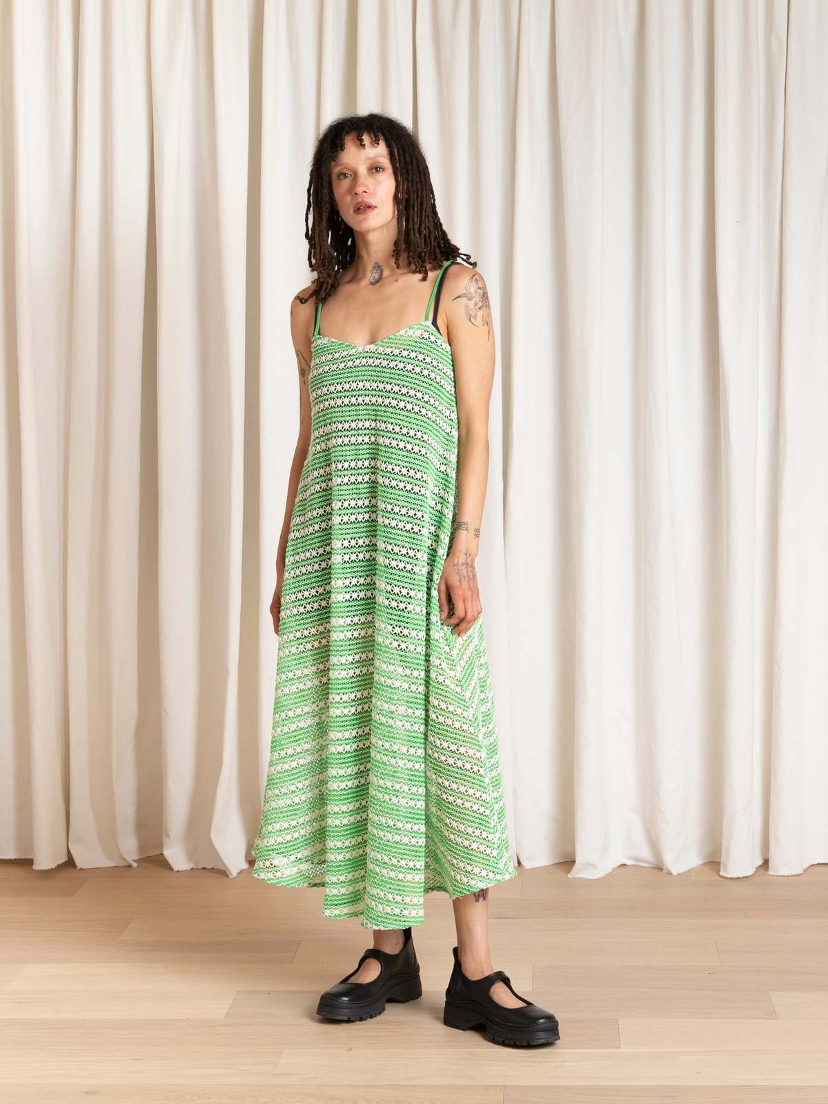 Ali Golden Full Hem Dress - Image 4 of 8