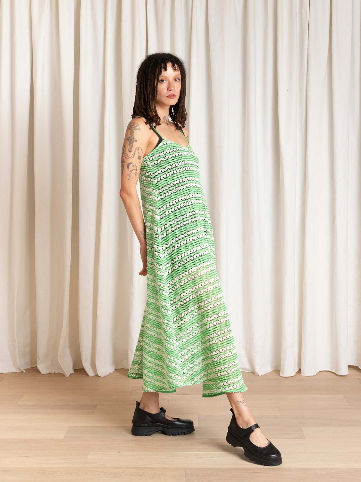 Ali Golden Full Hem Dress - Image 5 of 8