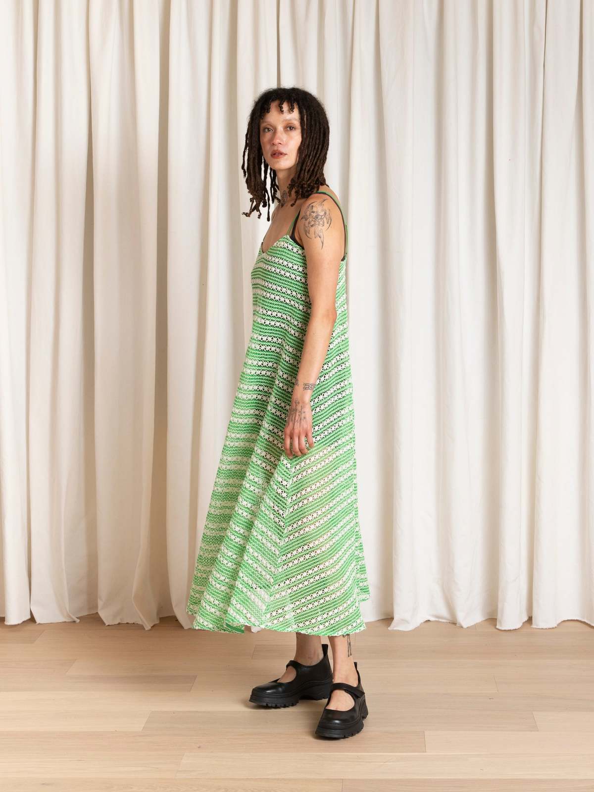 Ali Golden Full Hem Dress - Image 6 of 8