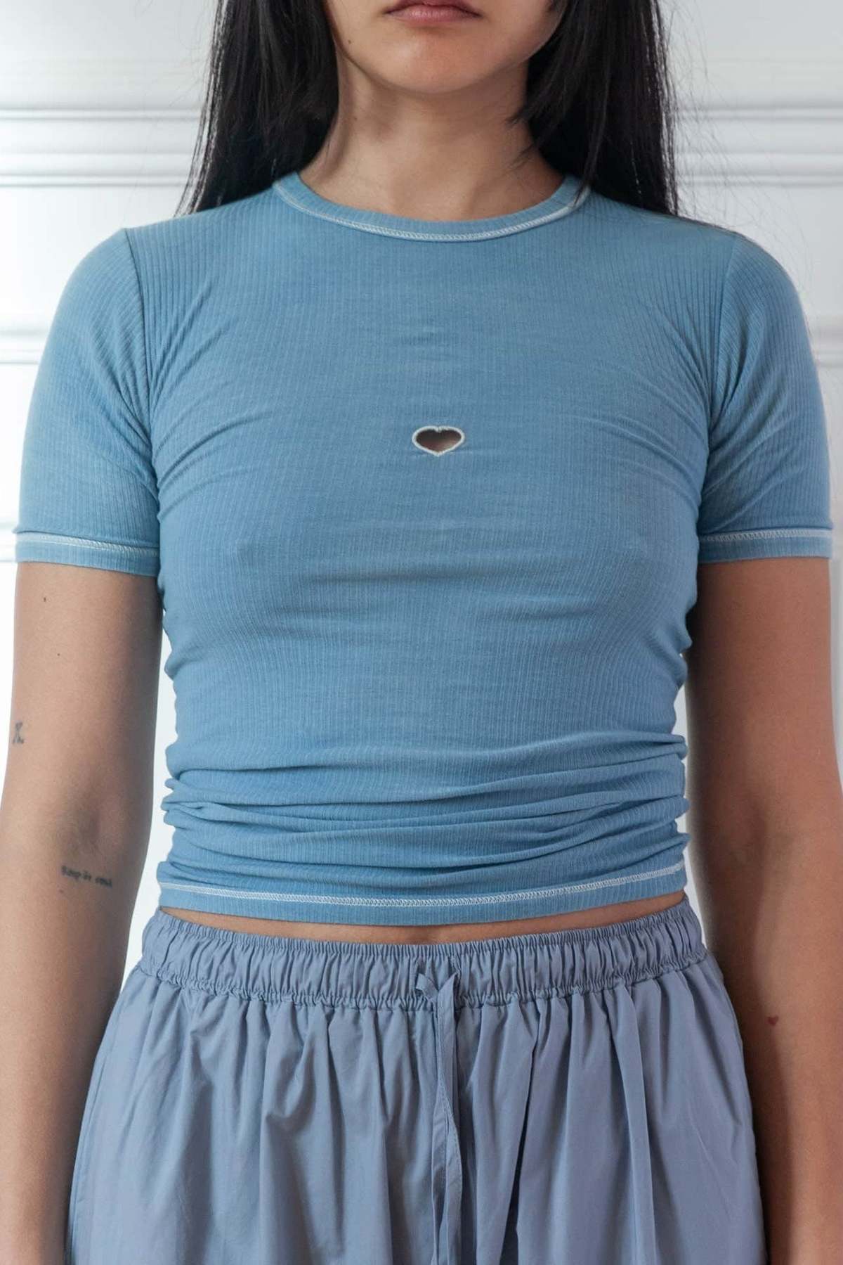 Baserange Heart Short Sleeve Top - Image 2 of 5