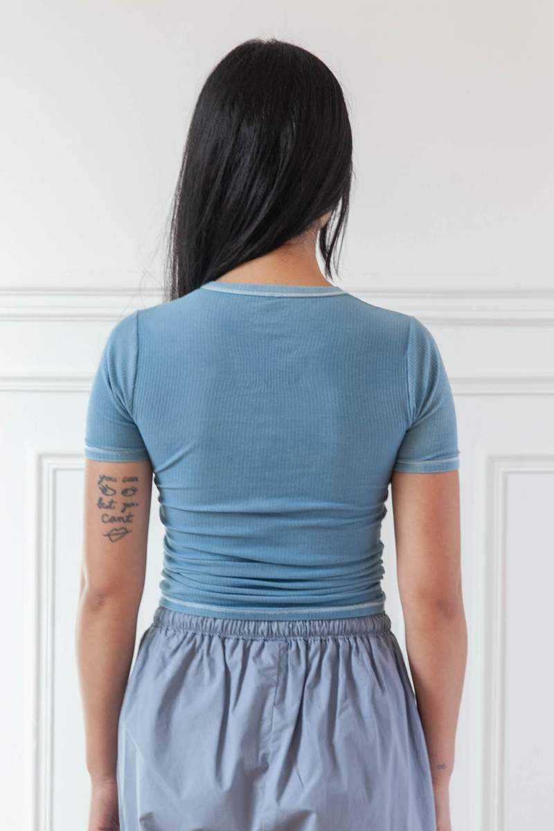 Baserange Heart Short Sleeve Top