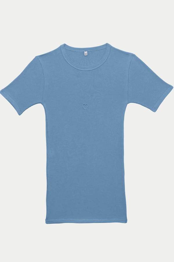 Baserange Heart Short Sleeve Top