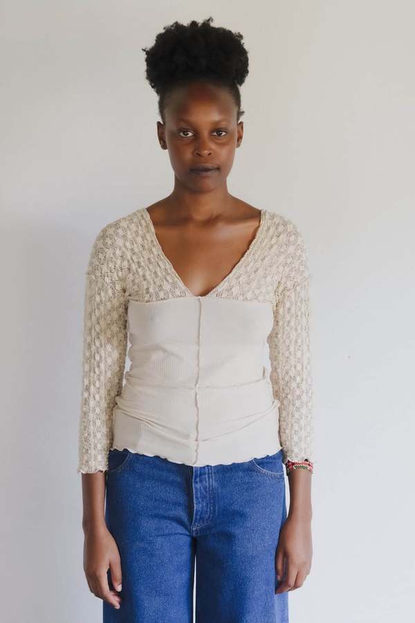 Baserange Nehru Long Sleeve Tee