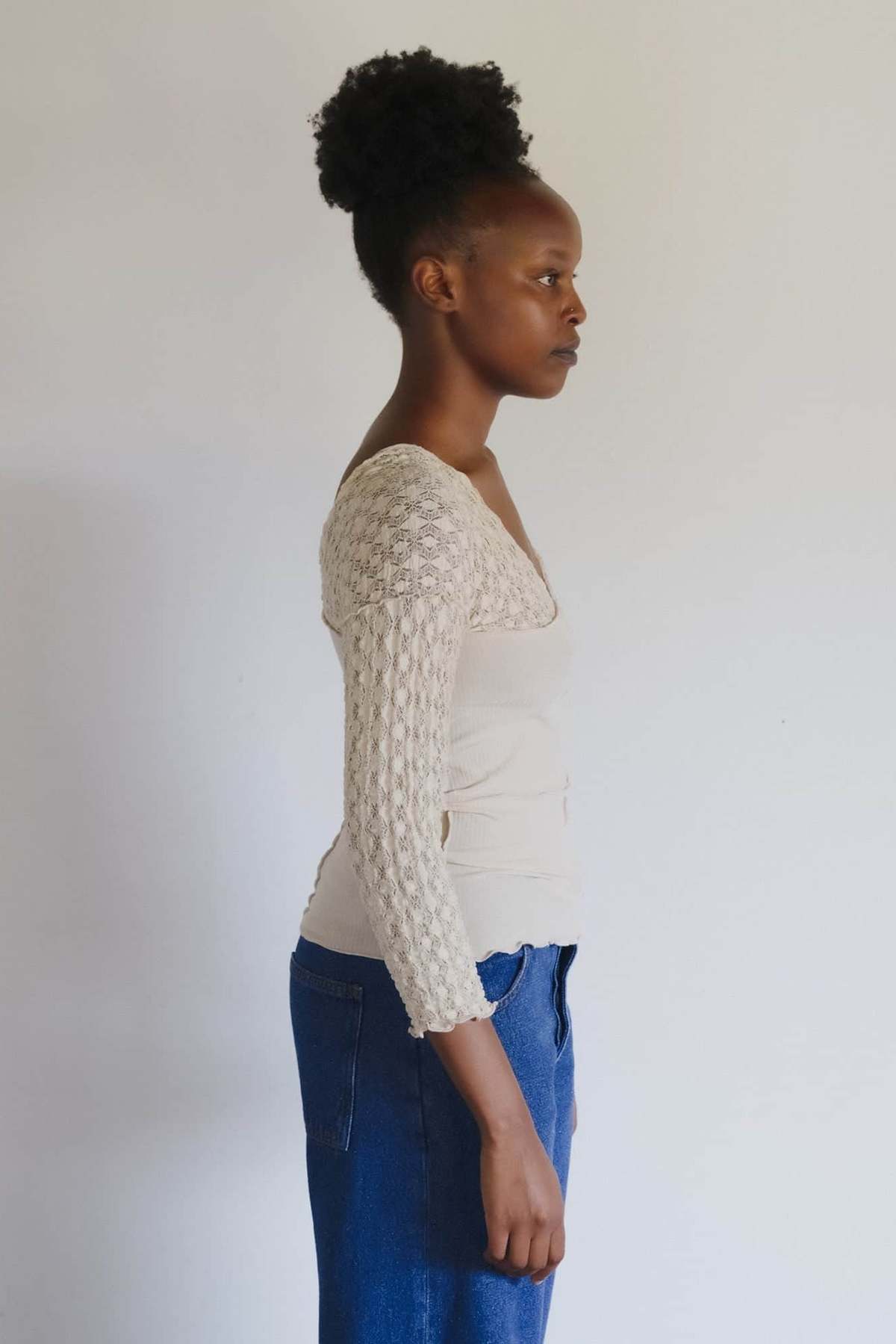 Baserange Nehru Long Sleeve Tee - Image 2 of 7