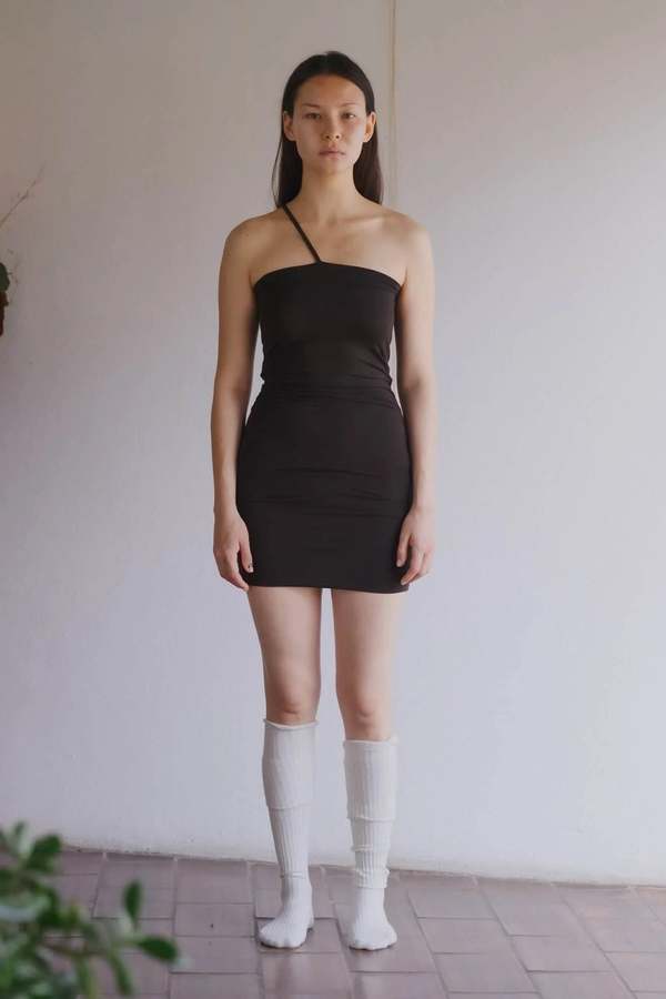 Baserange Nida One Strap Slip Dress Baserange Nida One Strap Slip Dress