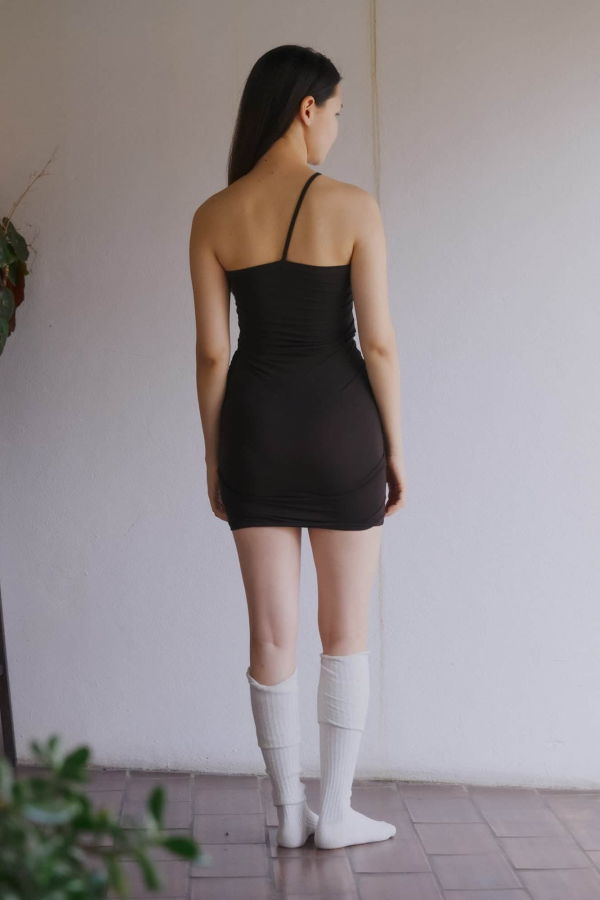 Baserange Nida One Strap Slip Dress