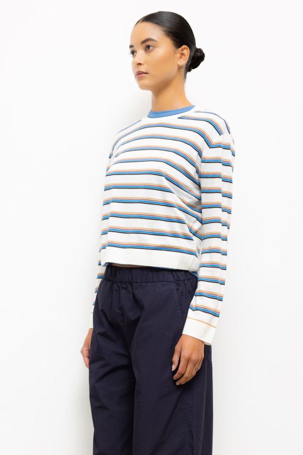 Leset James Stripe Classic Crew Top