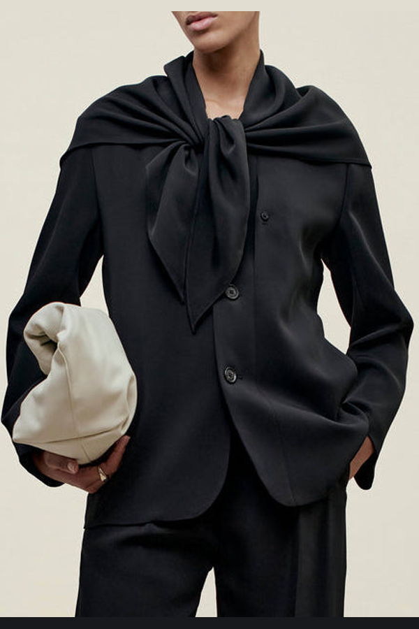 Kallmeyer Jamie Scarf Blazer - Black