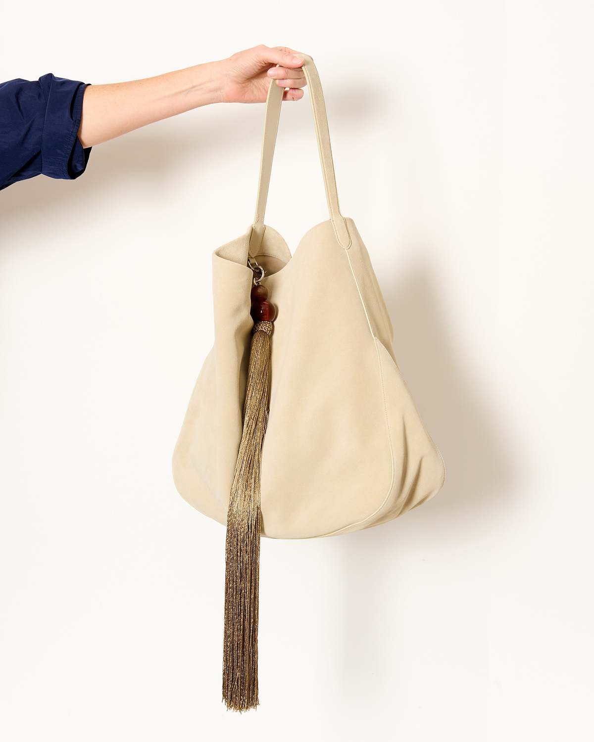 Kallmeyer Toulon Slouch Bag - Beige - Image 2 of 5