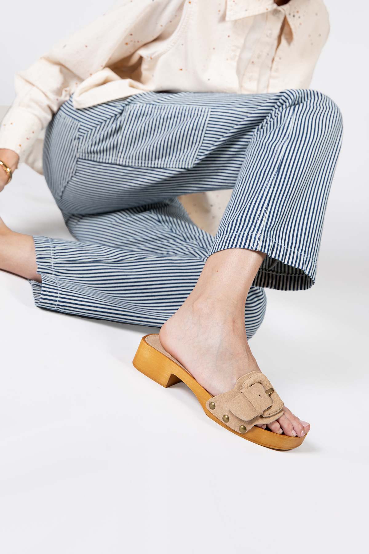 INTENTIONALLY __________. Mar Suede Clog - Image 2 of 11