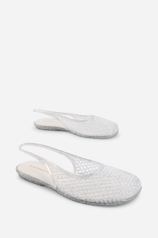 "INTENTIONALLY __________." Nessa Jelly Slingback Ballet Flat