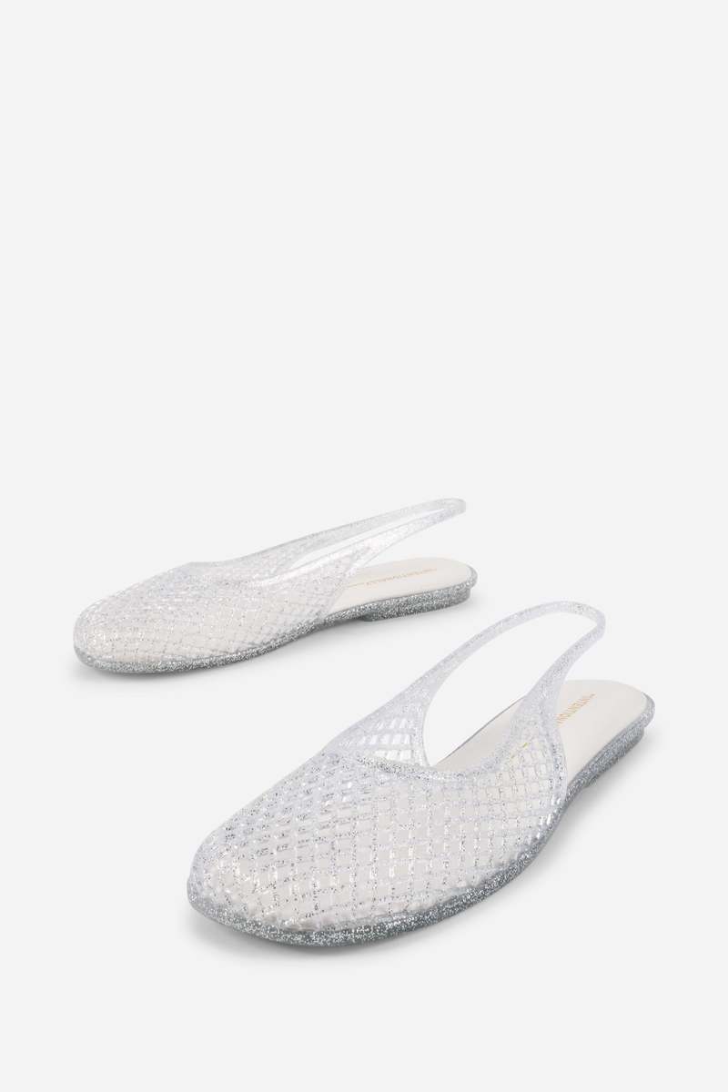 "INTENTIONALLY __________." Nessa Jelly Slingback Ballet Flat