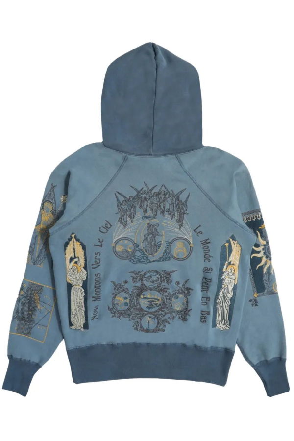 Samuel Zelig La Luna Hoodie - Ocean