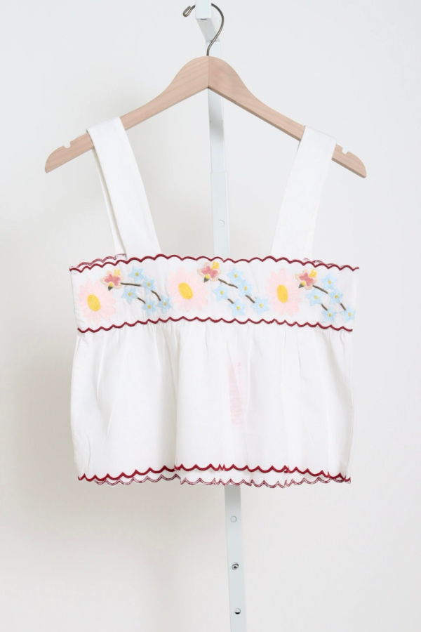 ciao lucia Ander Linen Top